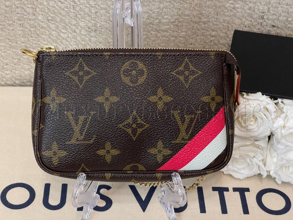 100 Original Louis Vuitton Mini Pochette Accessoires Damier Ebene